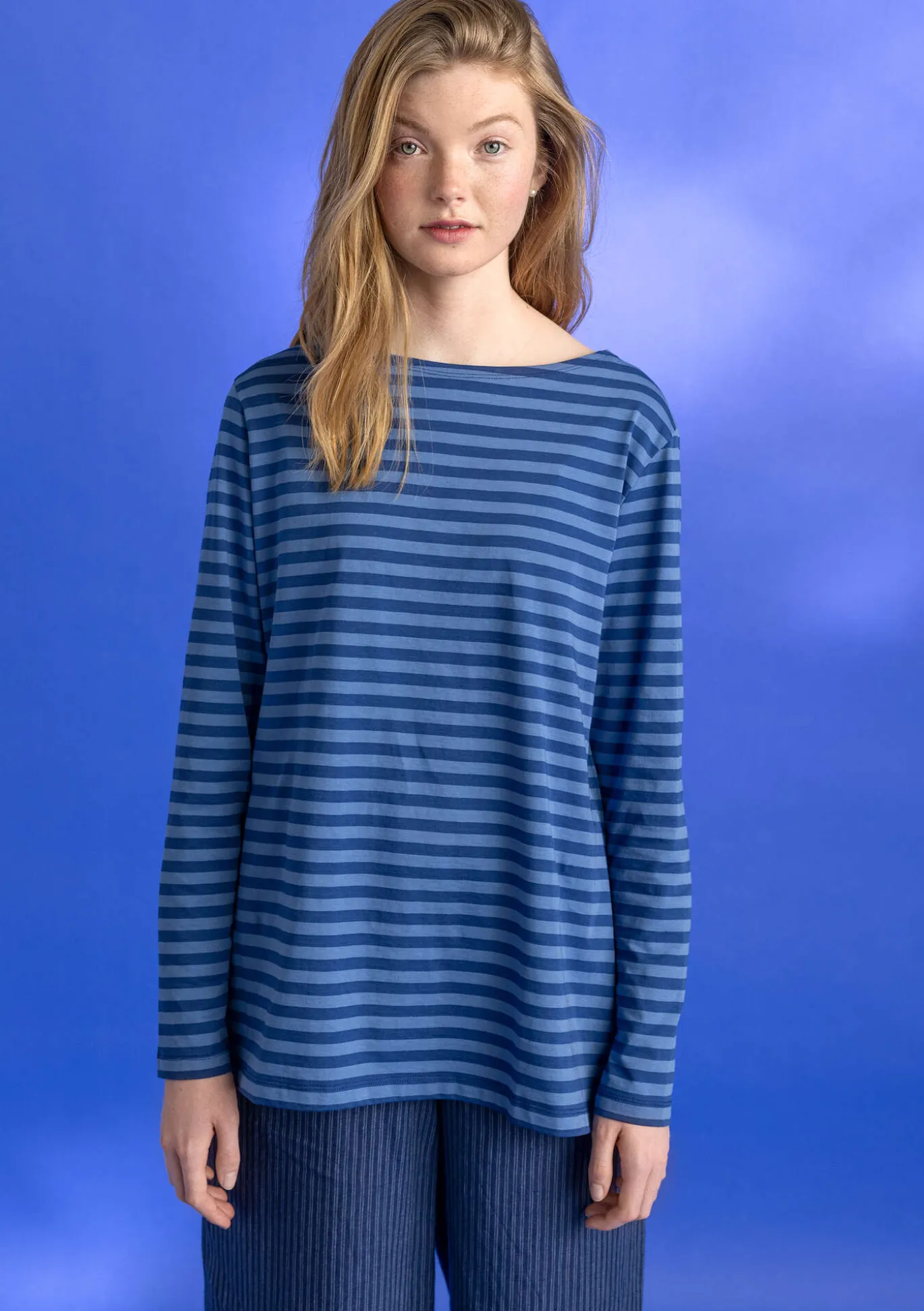 Basic-Streifenshirt aus Bio-Baumwolle
