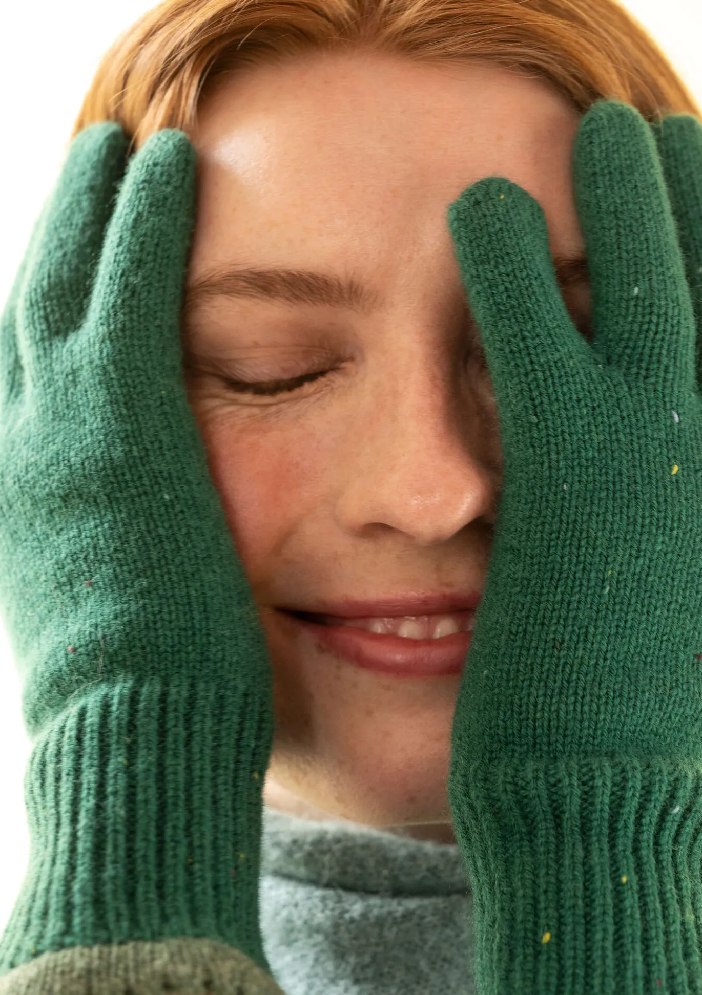 Fingerhandschuhe aus Lammwolle