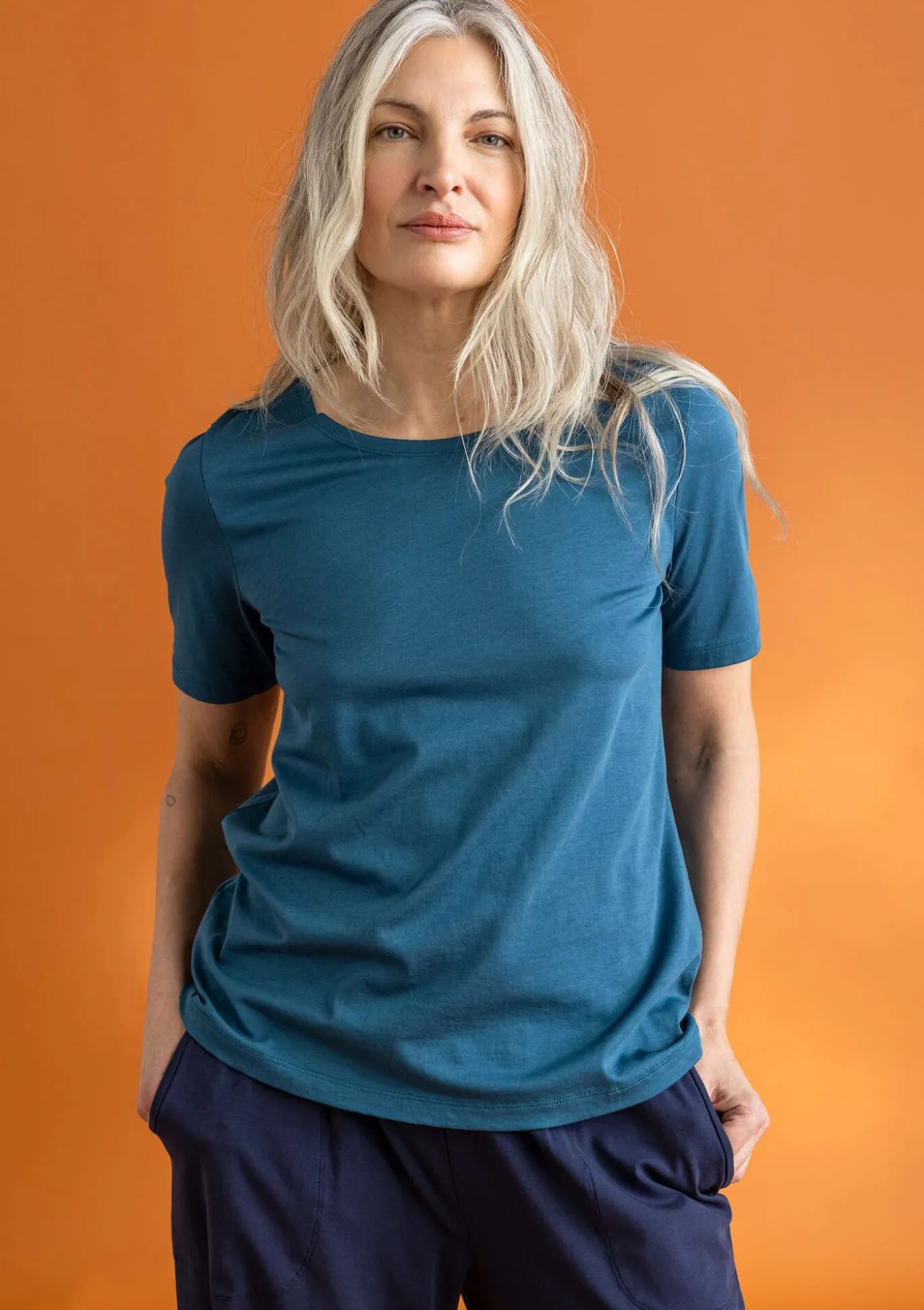 Jerseyshirt „Tyra“ aus Bio-Baumwolle/Modal