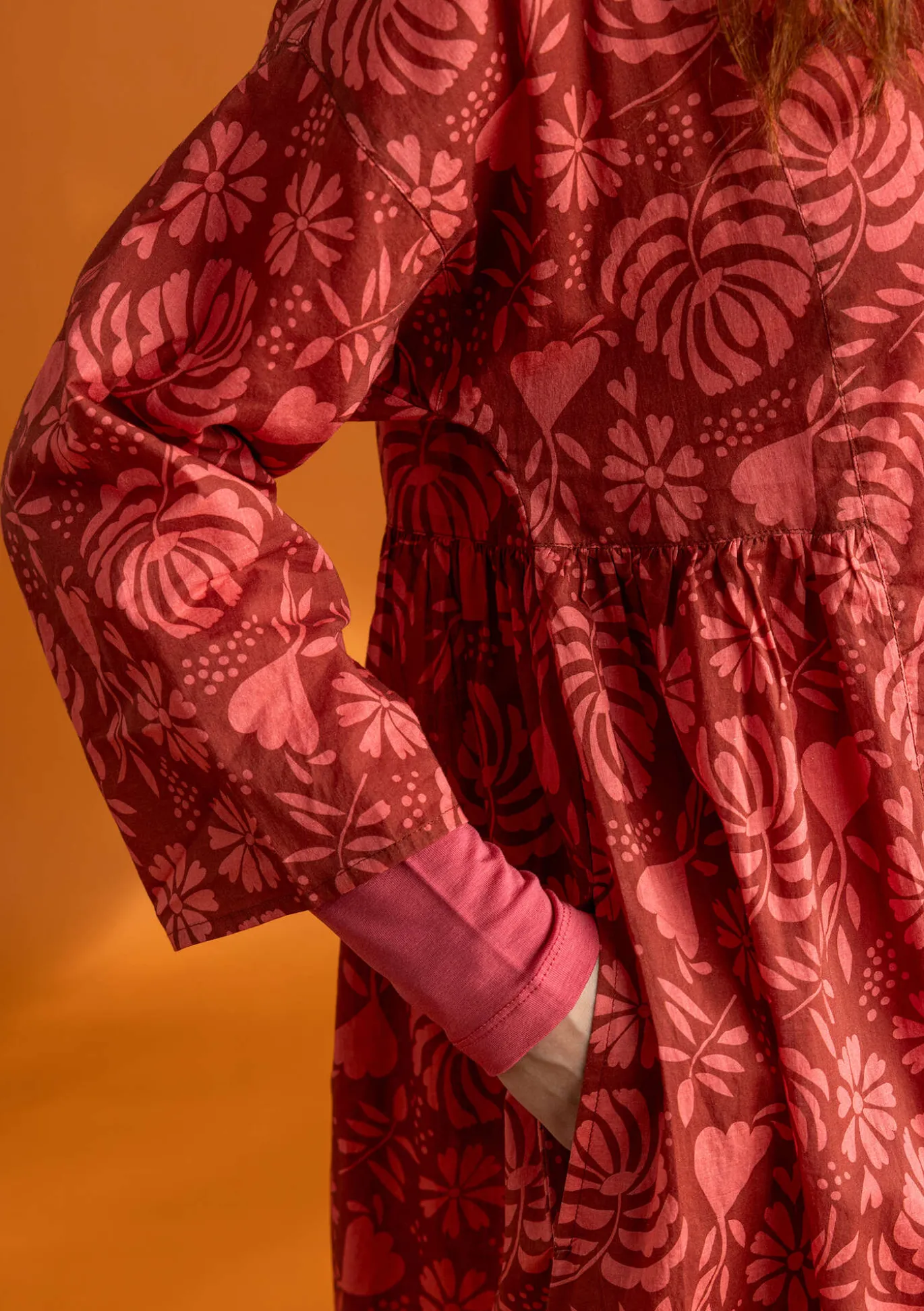 Kleid „Hedda“ aus Bio-Baumwollgewebe