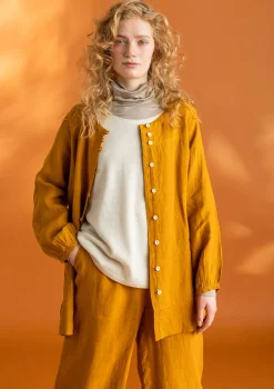 Künstlerbluse „Asta“ aus Leinengewebe