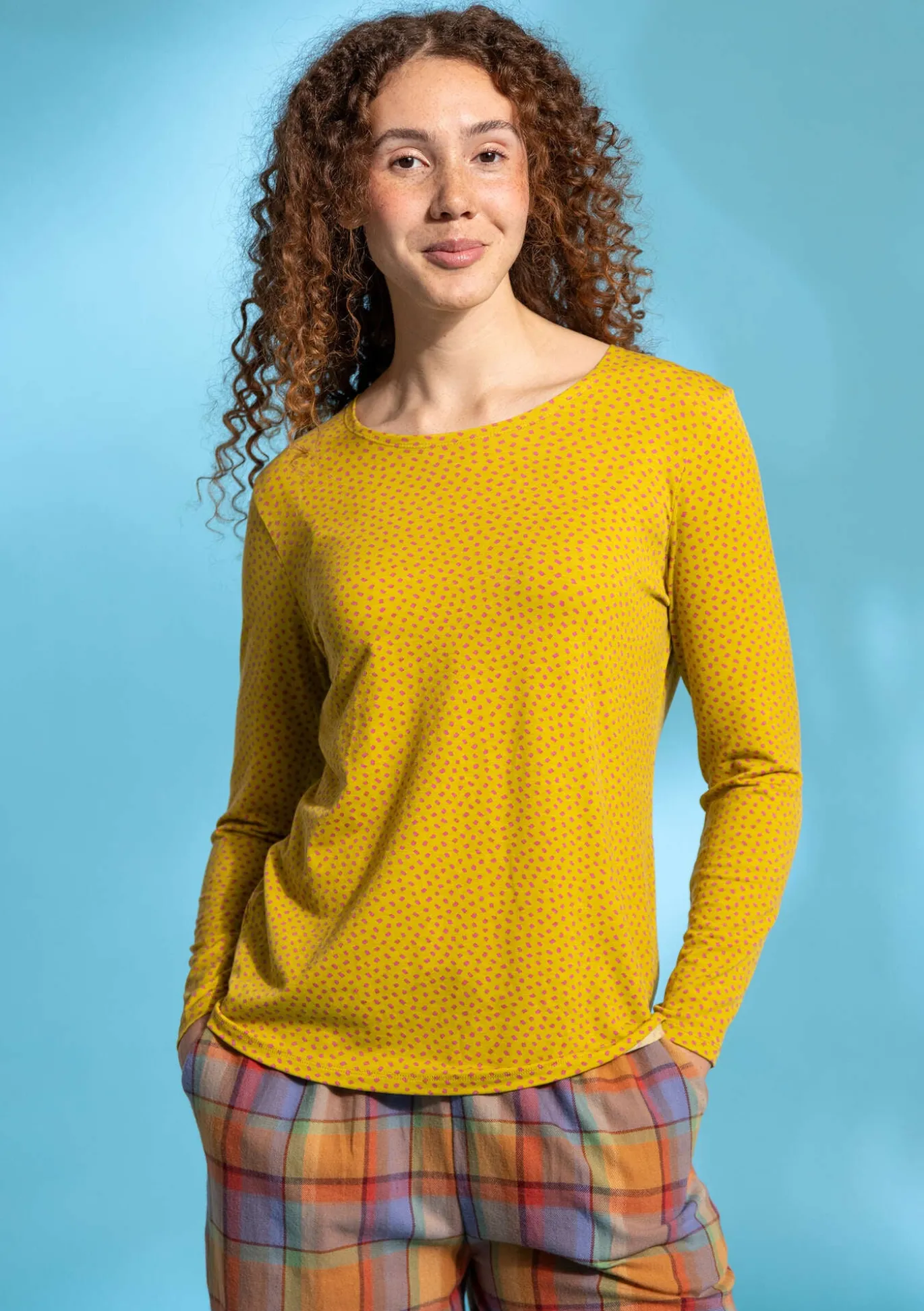 Shirt „Dot“ aus Lyocell/Elasthan
