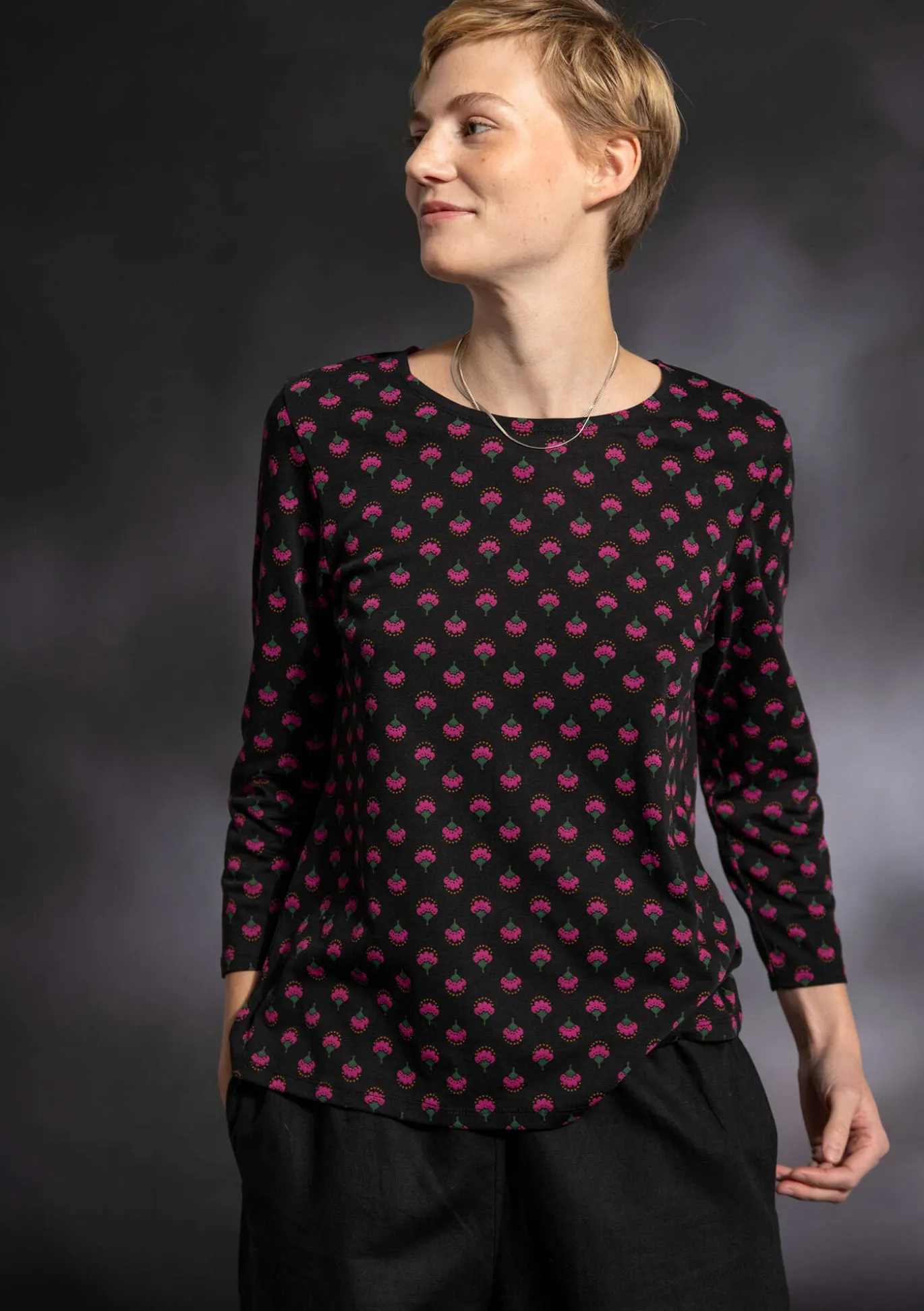 Shirt „Sigrid“ aus Bio-Baumwolle/Lyocell