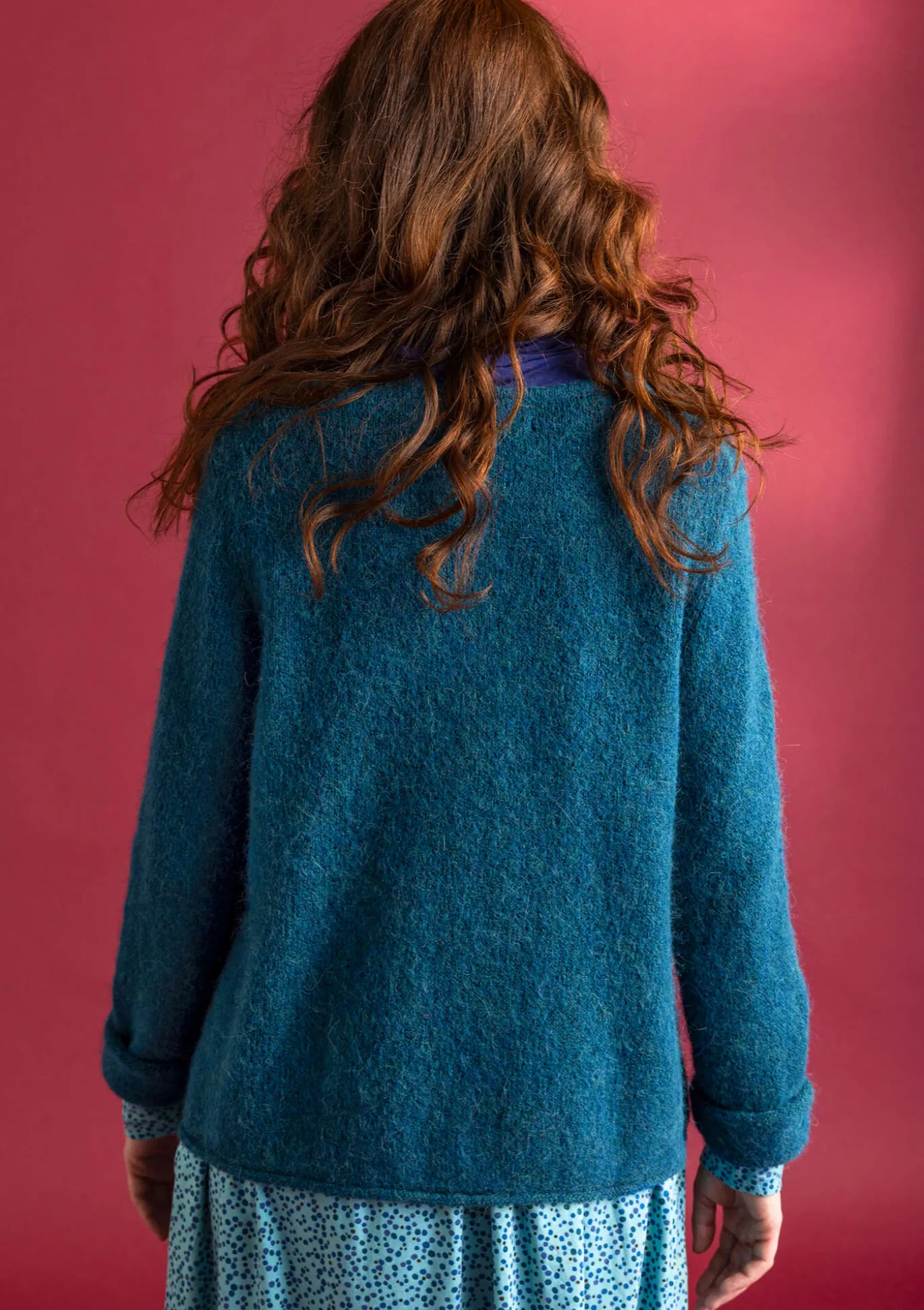 Strickjacke aus Alpakagemisch