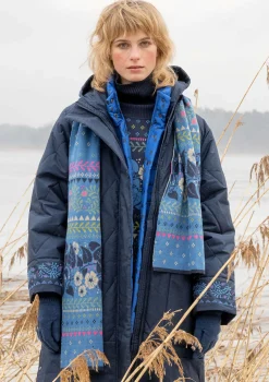 Strickschal „Borealis“ aus Bio- und Recycling-Baumwolle/Wolle