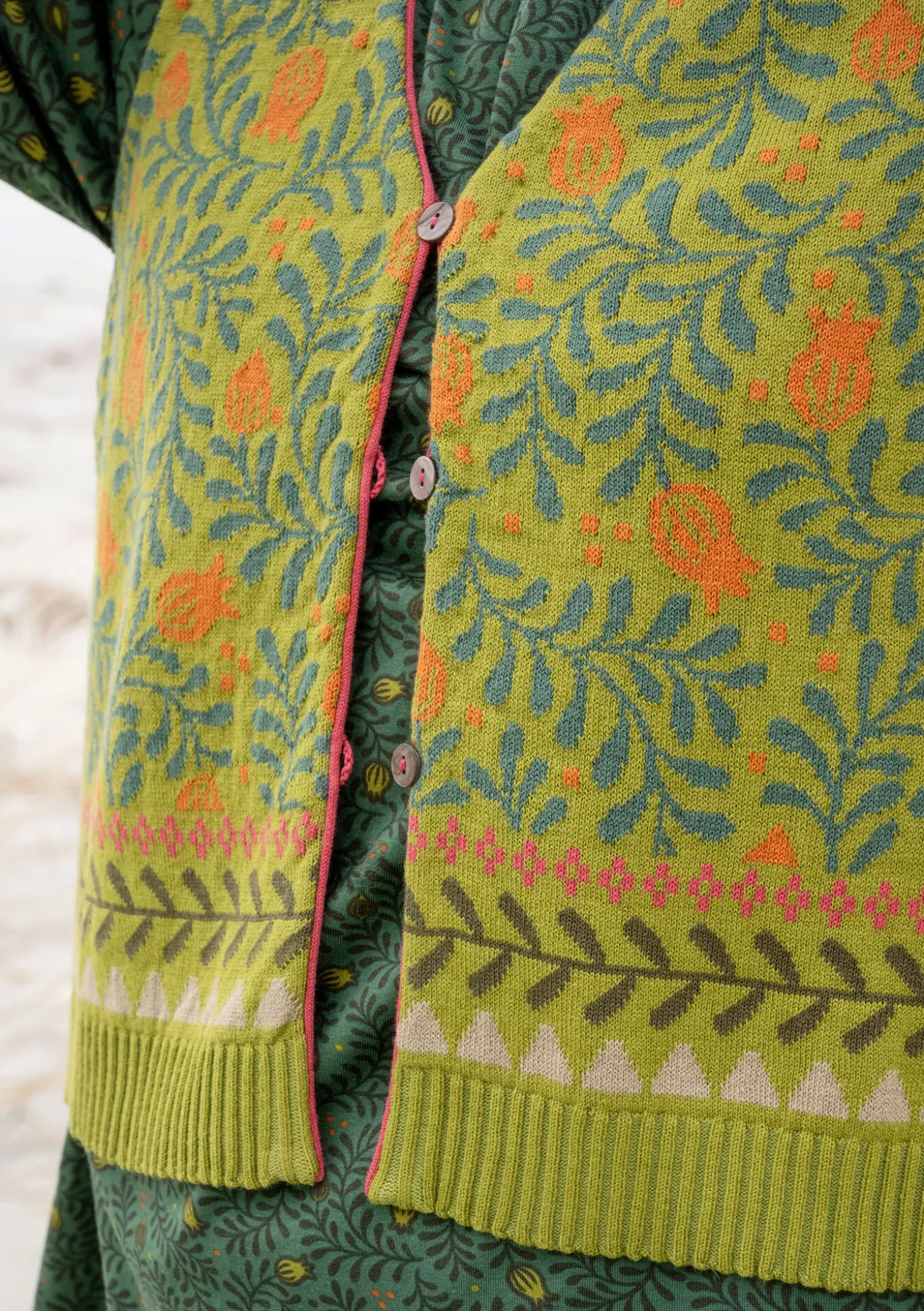 Strickweste „Aurora“ aus Bio- und Recycling-Baumwolle/Wolle