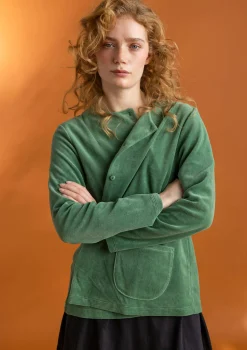 Veloursjacke aus Bio-Baumwolle/Recycling-Polyester